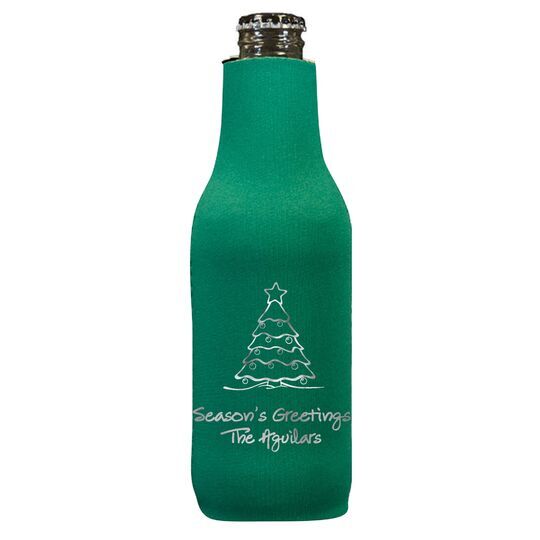 Decorative Christmas Tree Bottle Huggers